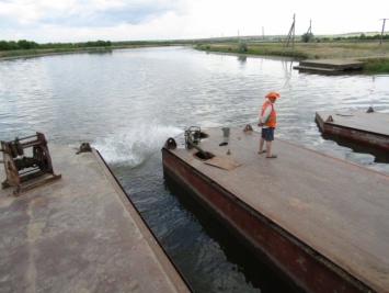 В Снигиревском районе возобновлена работа Васильевского понтонного моста