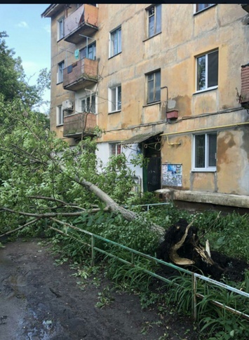 Горловка пережила последствия урагана (фото)