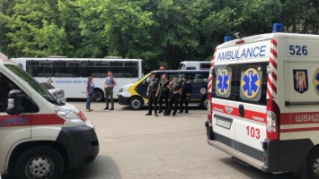 В Киеве полицейские проводят обучение с «захватчиками и заложниками» (ФОТО)