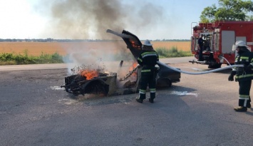 Авария, пожар, потерпевшие: как в Одесской области учились ликвидировать последствия ДТП. Фото