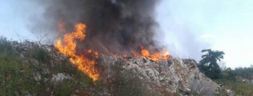 Два пожара в одной ОТО. В Кременчугском районе горели жилой дом и свалка (ФОТО)