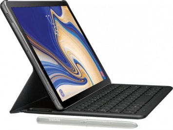 Рендеры Samsung Galaxy Tab S4 - планшет получит клавиатуру и стилус