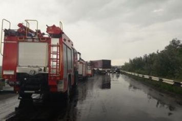 В Черновицкой области столкнулись девять автомобилей. Фото