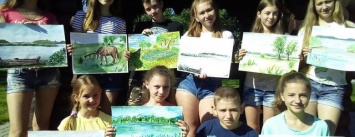 Юные художники из Северодонецка стали участниками выставки «Волынь глазами детей из зоны АТО»
