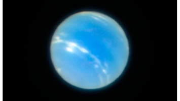 Ученым удалось снять Нептун с Земли так же четко, как это делает "Хаббл"