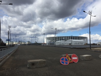 Стадион в Нижнем Новгороде, построенный к ЧМ, протек из-за дождя