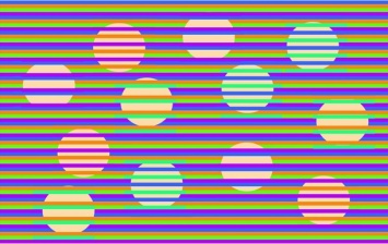Сеть удивила новая оптическая иллюзия "конфетти"