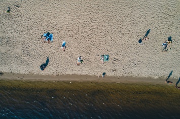 Чарующую красоту Труханова острова показали с высоты: фото