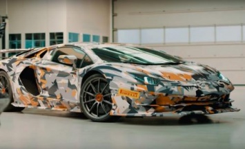 Представлен видеотизер со сверхмощным Lamborghini Aventador SVJ