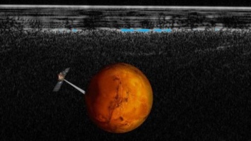 На Марсе нашли озеро с жидкой водой