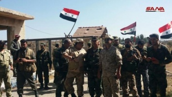 Армия Асада подняла сирийский флаг на границе с Голанскими высотами