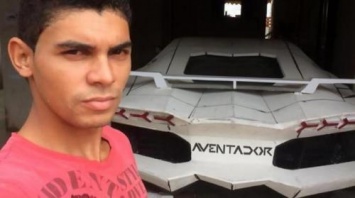 Механик из Бразилии построил бюджетный Lamborghini Aventador на базе Fiat Uno