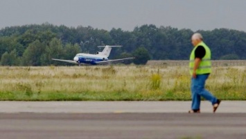 Полтавский аэропорт принял первый пассажирский рейс