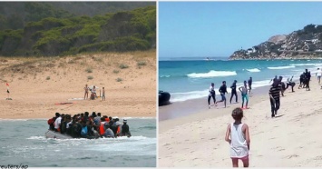 Туристы потрясены: прямо на пляж в Испании приехала лодка с мигрантами