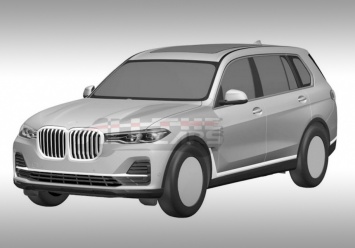 Дизайн серийного BMW X7 раскрыли на патентных изображениях