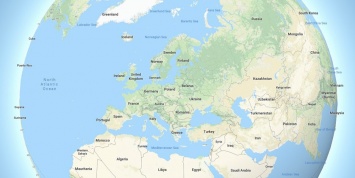 Земля в Google Maps стала круглой