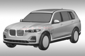 Внешность BMW X7 рассекретили на патентных рисунках