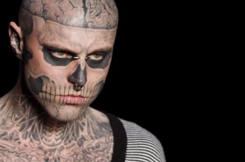 Тайное вуду-послание оставил после смерти тату-модель Zombie Boy