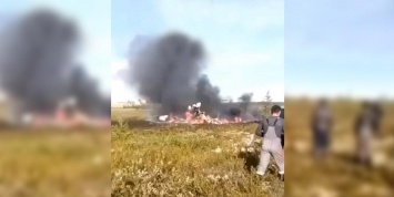 Опубликовано видео с места крушения Ми-8 с 18 погибшими