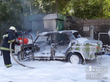 Криворожанин получил ожоги во время пожара на газовой заправке