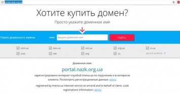 Регистратор заблокировал фейковый сайт НАПК