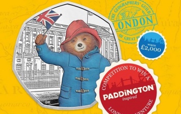 В Британии выпустили монеты с медвежонком Паддингтоном