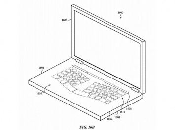 Apple запатентовала ноутбук будущего