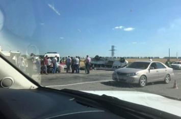 В Запорожской области столкнулись грузовик и маршрутка, шестеро погибших