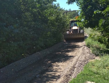 Дорога на улице Севастопольской восстановлена после непогоды