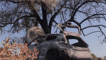 Водителя и пассажиров сгоревшего в Героевке