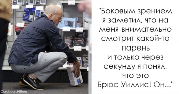 25 звезд, которых кто-то увидел в обычной жизни - и не поверил, что они такие