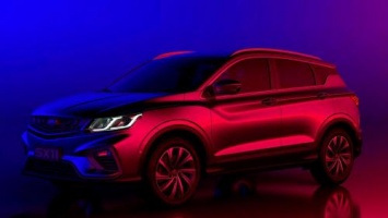 Geely показала в Шанхае новый кроссовер Geely SX-11