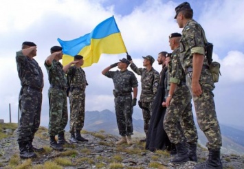 Военнослужащие ООС поздравили народ Украины с Днем независимости (ВИДЕО)