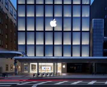 Apple поделилась фотографиями нового Apple Store в Киото