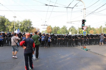 В Кишиневе полиция разогнала антиправительственный протест
