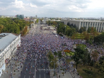 Полиция разогнала акцию протеста в Кишиневе. Видео