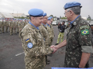 Украинских миротворцев наградили «за службу миру» в Конго