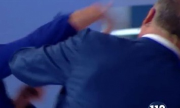 Богословская ударила Червоненко в эфире "112 Украина" (видео)