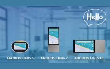 ARCHOS выпускает новую линейку умных дисплеев Hello