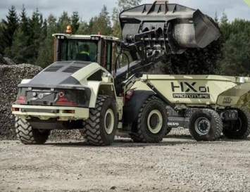 Volvo тестирует беспилотные электрические самосвалы