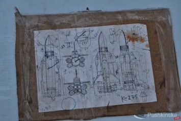 В одесской обсерватории отметили годовщину со дня рождения Глушко незаконченным макетом ракеты-носителя. Фото