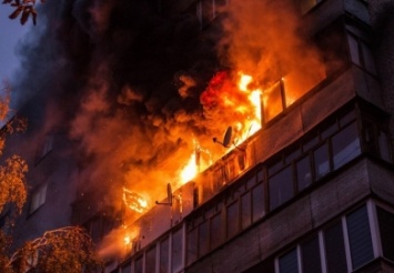 Ночной пожар: на Донецком шоссе сгорела квартира