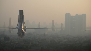 Башни, очищающие воздух Дели от смога