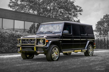 Олигархам не показывать: роскошный бронированный лимузин Mercedes G63