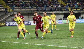 Сборная Украины U-21 победила Латвию в нервном матче