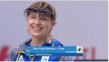Украинка стала чемпионкой мира по пулевой стрельбе