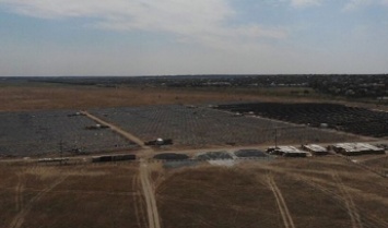 Как выглядит будущая солнечная электростанция, которую строят под Мелитополем (фото)