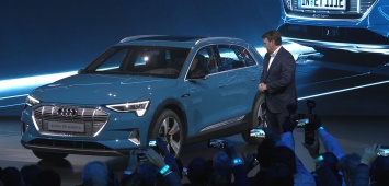 Audi e-tron: живые фото и все подробности первого электрокара Ауди