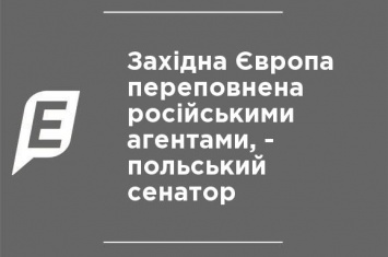 Западная Европа переполнена российскими агентами, - польский сенатор