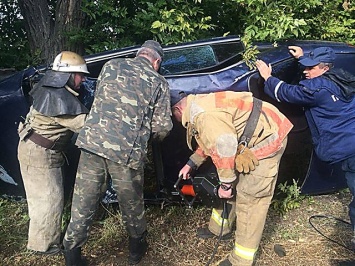Жуткая авария на трассе «Ульяновка-Николаев»: один из автомобилей вылетел в кювет, есть пострадавшие